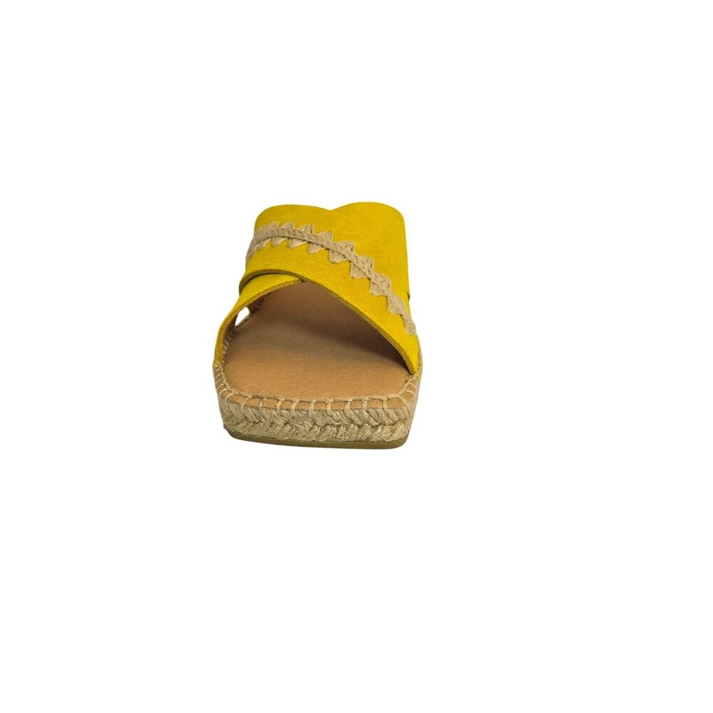 JUTELIA Made In Spain Suede Espadrille Flat Sandals - Picture 7 of 13